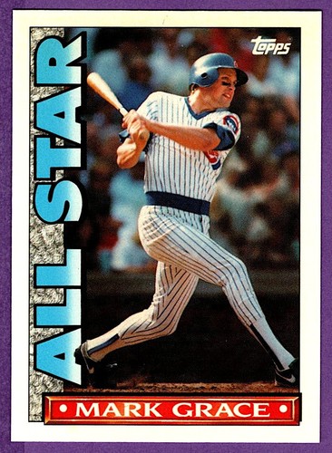 Mark grace chicago cubs 1990 - chicago,